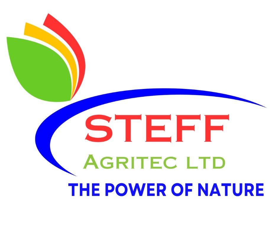 Steff Agritec (K) Ltd logo, tagline The power of nature